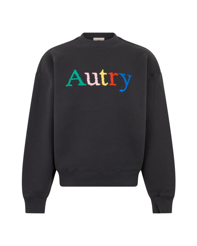 Sweatshirt with embroidered logo