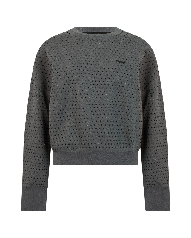 Sweatshirt with applications