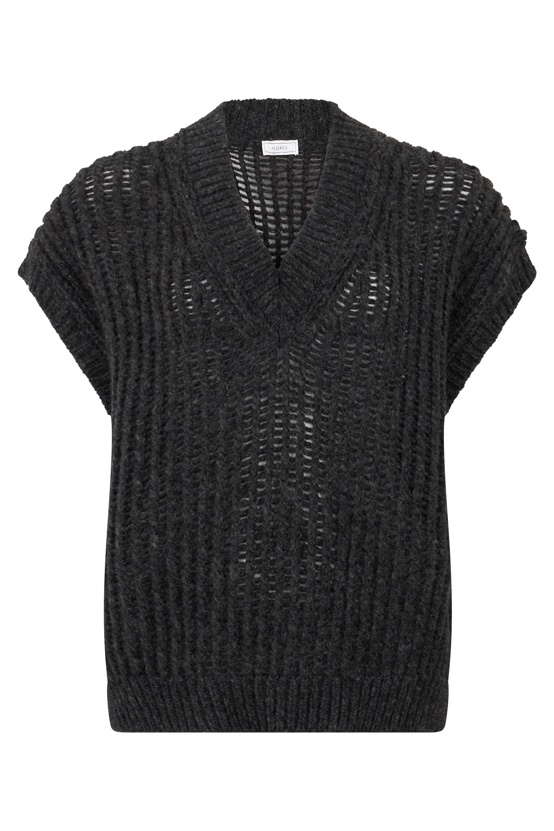 Vest with V-neck
