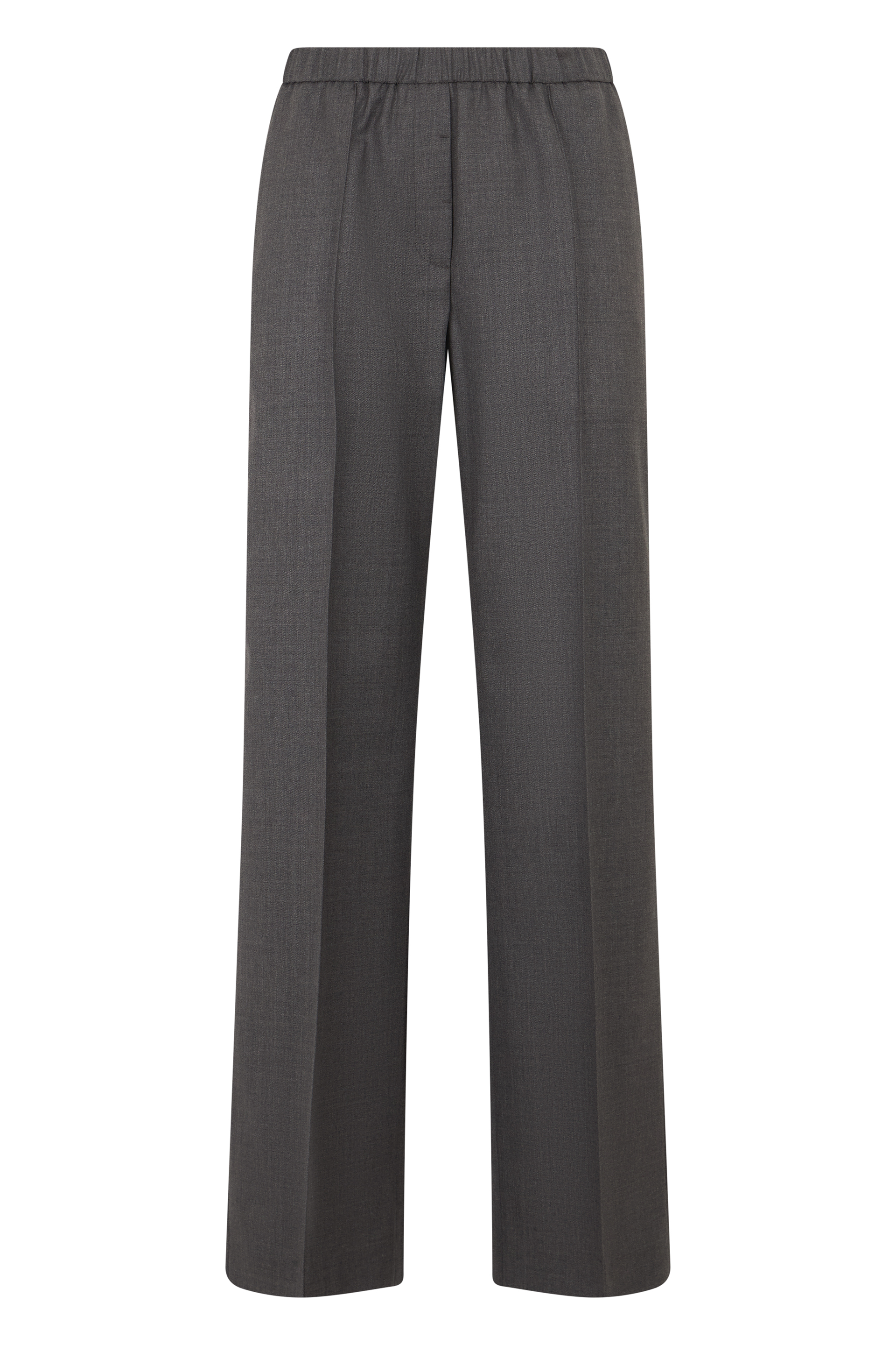 Loose pants with elastic waistband