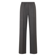 Loose pants with elastic waistband
