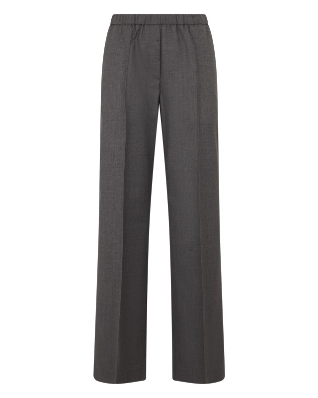 Loose pants with elastic waistband