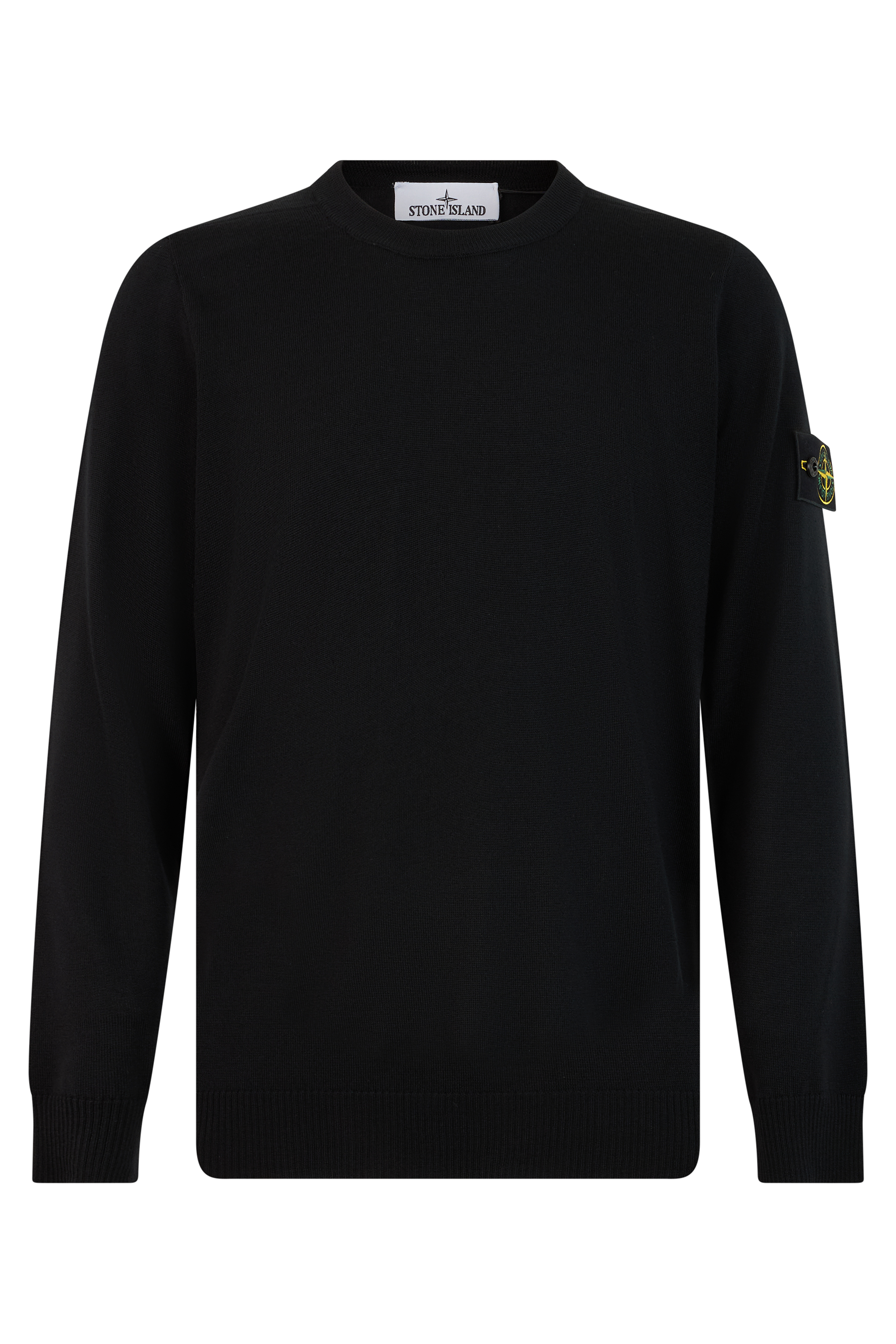 virgin wool crew-neck sweater
