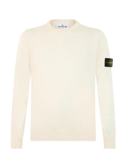 Round neck sweater with long sleeves