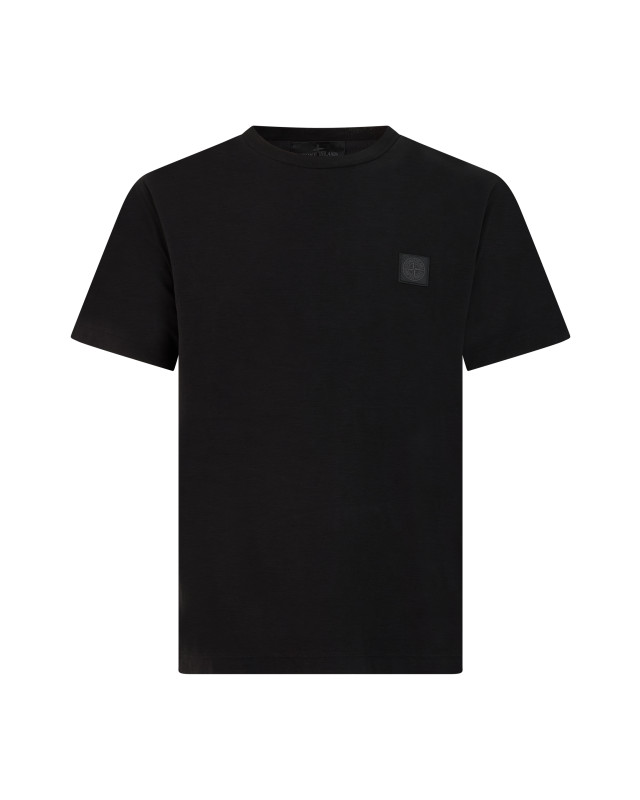 T-shirt with embroidered logo