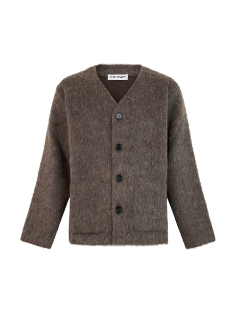 Oversized cardigan with buttons