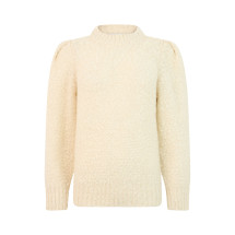 Sweater with balloon sleeves