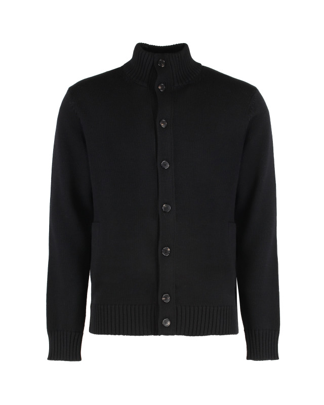 Cardigan in virgin wool