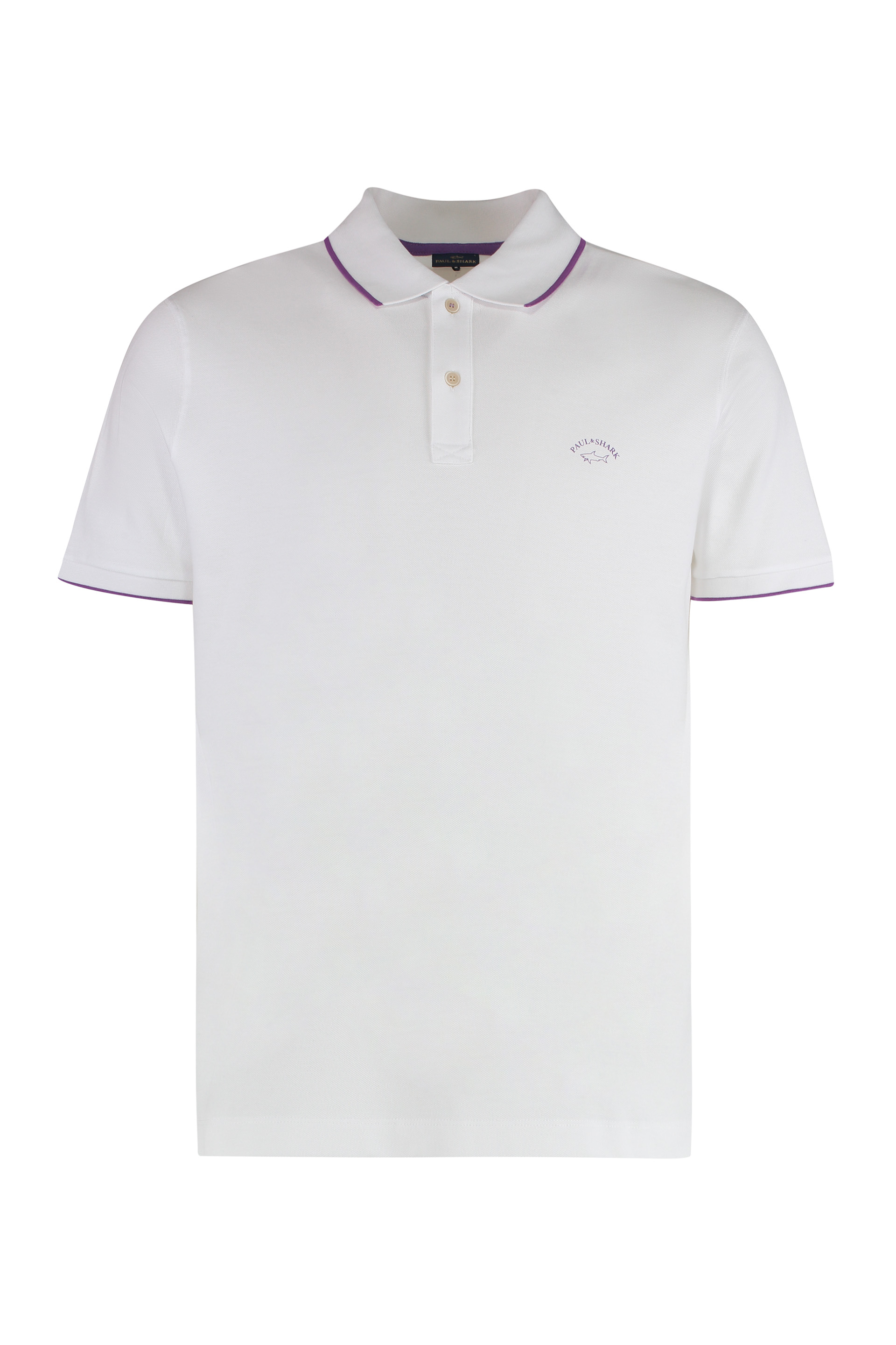 Cotton-piqué polo shirt