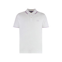 Cotton-piqué polo shirt