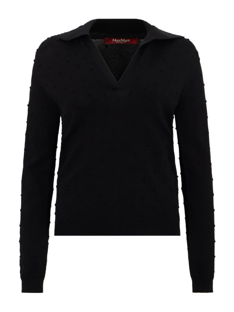 Polo with V-neck