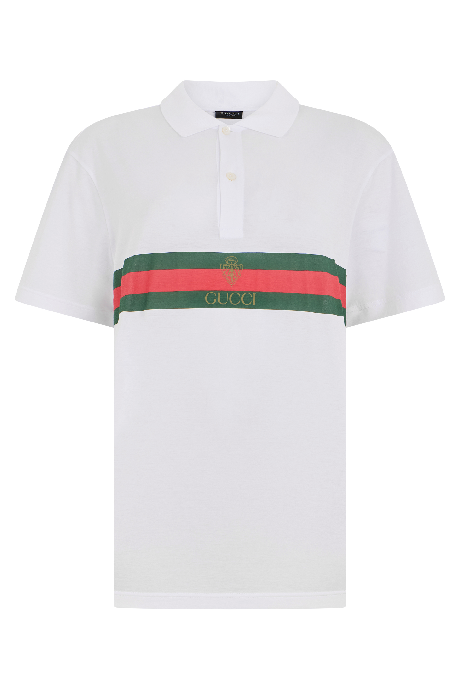 Short-sleeved polo with web band