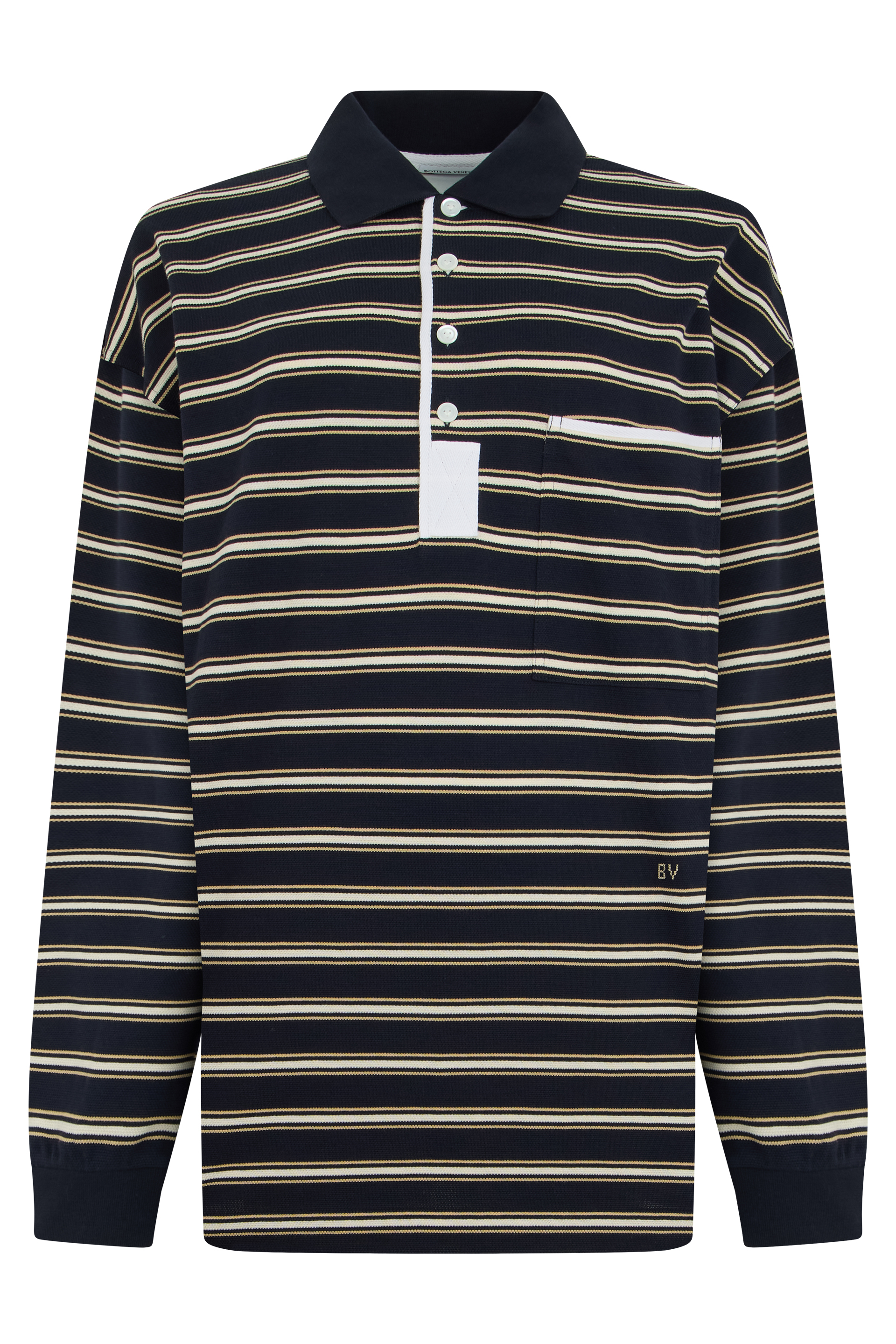 Oversize polo in pique