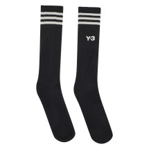 Knee-high socks with stripes