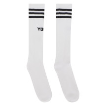 Knee-high socks with stripes