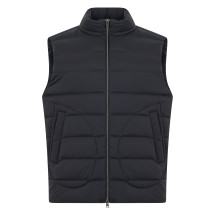 Padded gilet with zip
