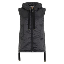 Padded vest with hood