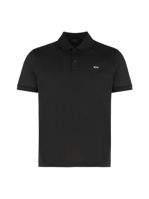 Cotton piqué polo shirt