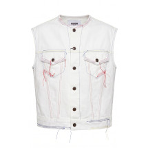 Sleeveless denim jacket