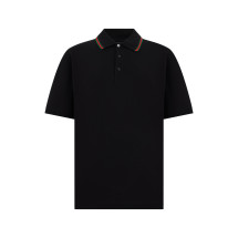Short-sleeved polo with web band