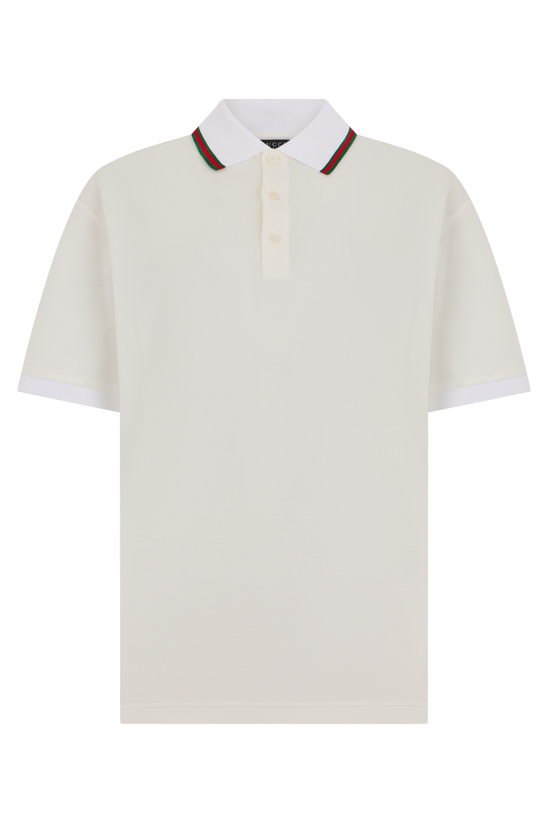 Short-sleeved polo with web band