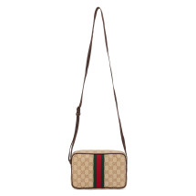 Shoulder bag with monogram
