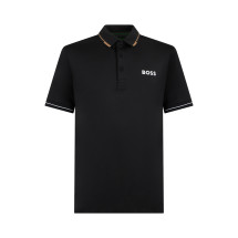 Pique cotton stretch polo
