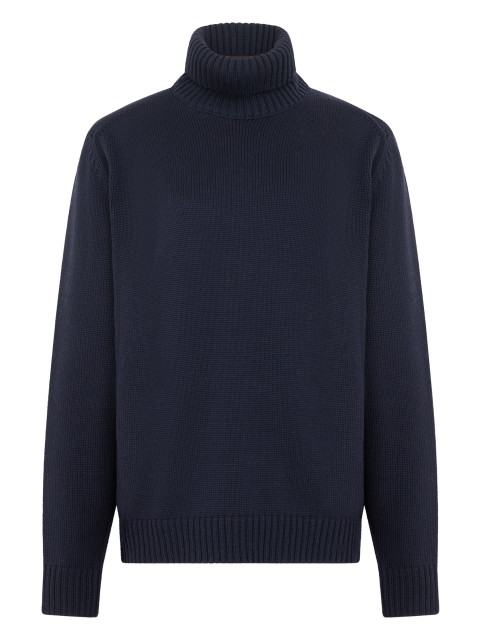 Sweater with high collar