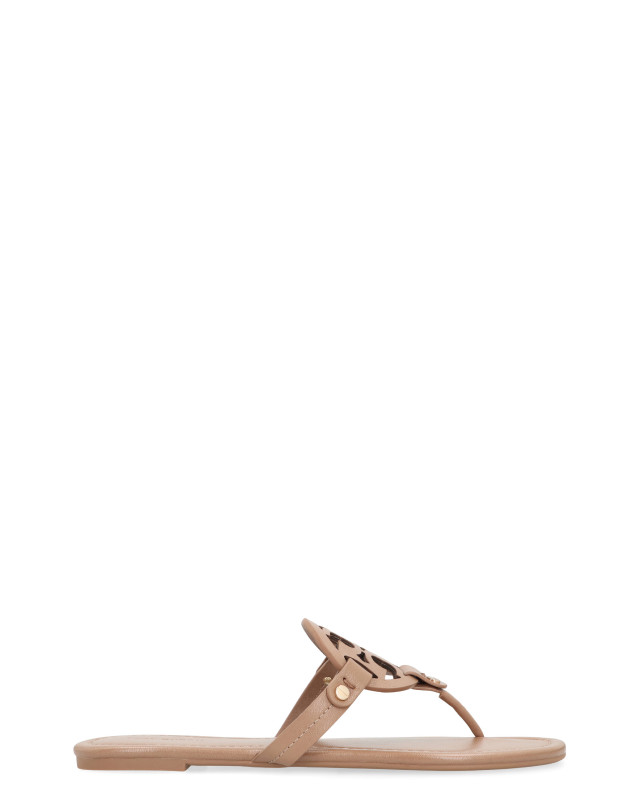 Miller flip-flops in leather