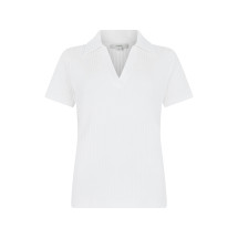Cotton ribbed polo