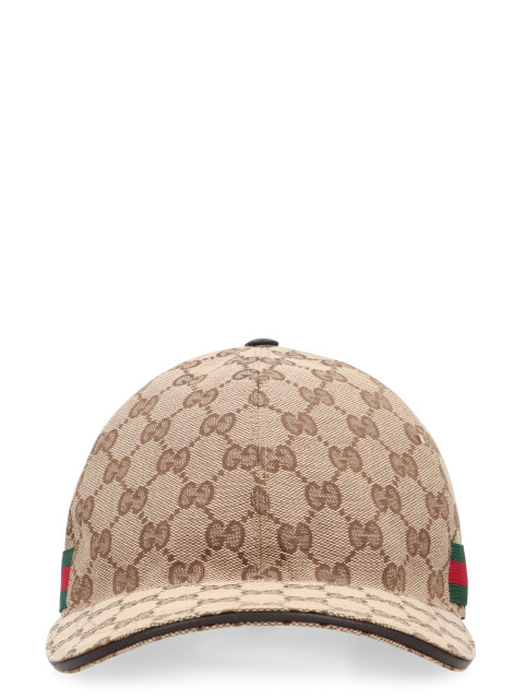 Baseball cap made of GG fabric