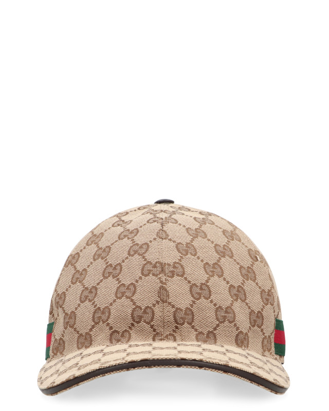 Baseball cap made of GG fabric