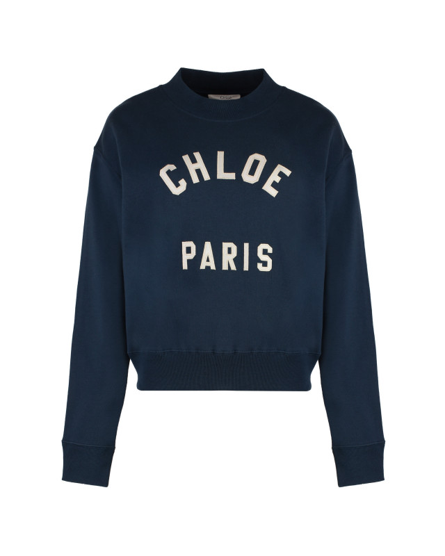 Logo detail cotton sweatshirt