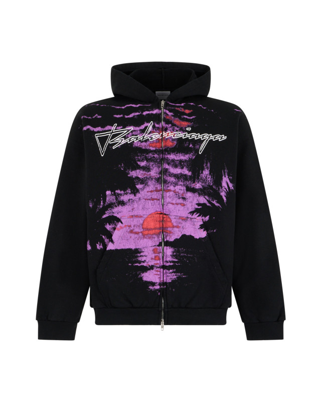 Hoodie with zip