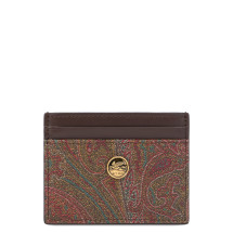 Card holder with paisley pattern