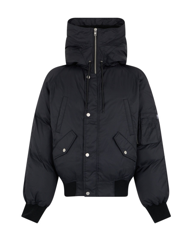 Padded jacket with zipper