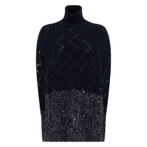 Sweater with high collar