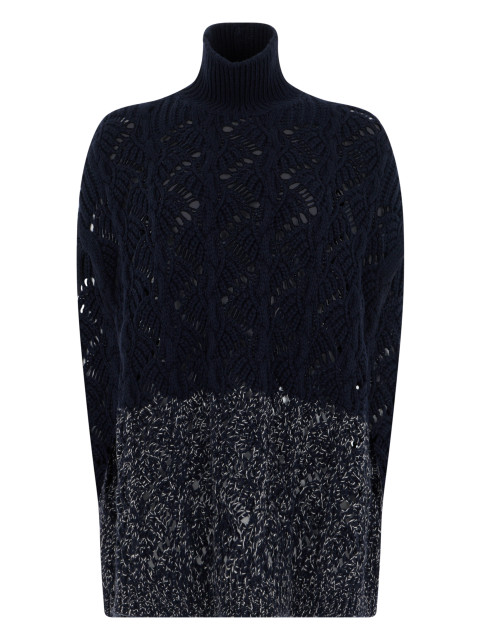 Sweater with high collar