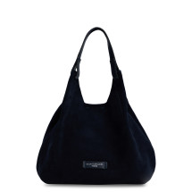 Suede tote bag
