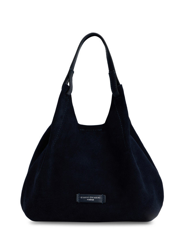 Suede tote bag