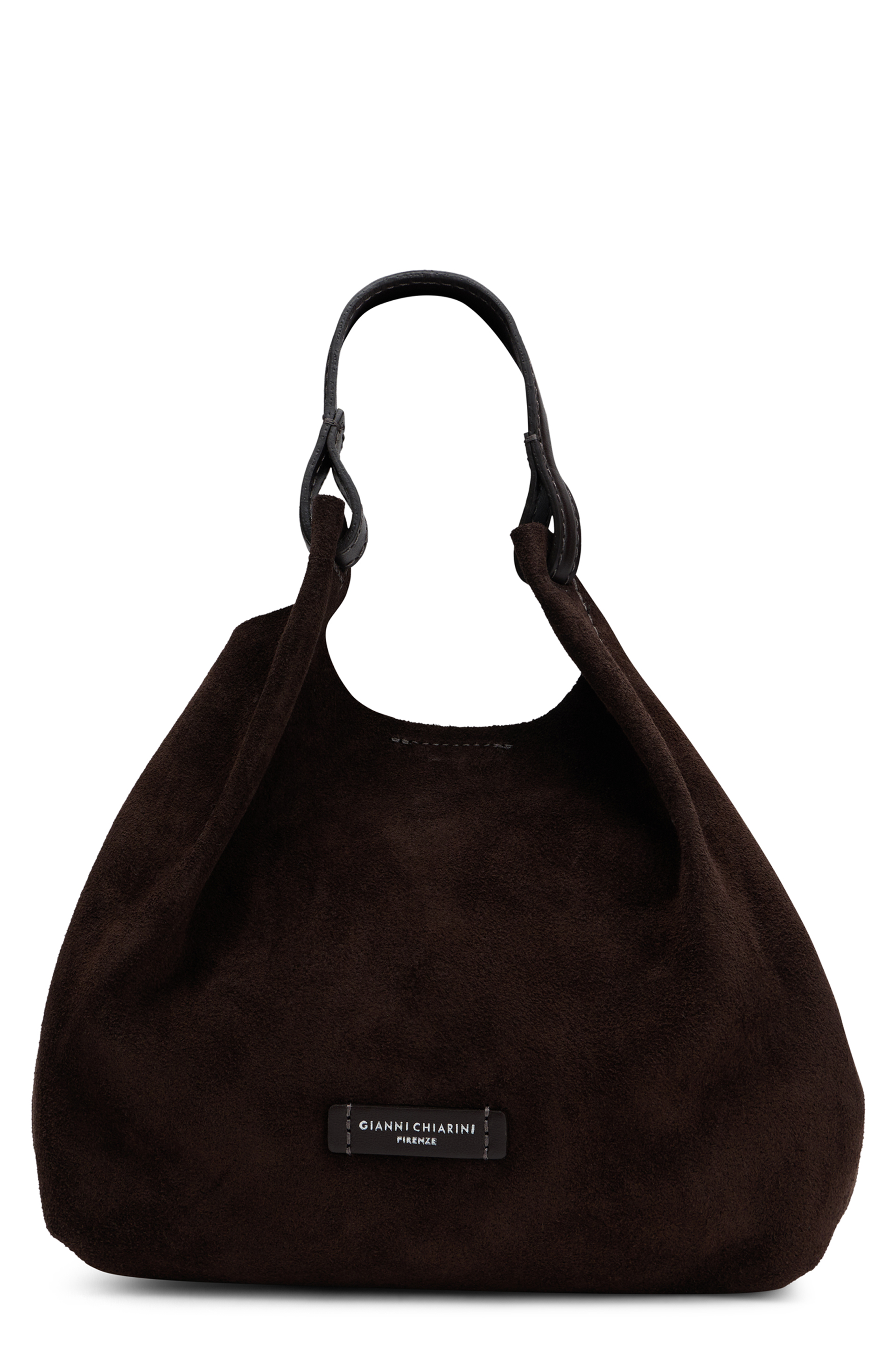 Suede tote bag