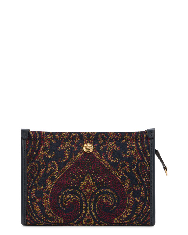 Pouch with paisley pattern