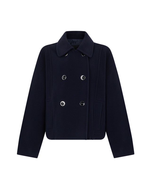 Double-breasted coat