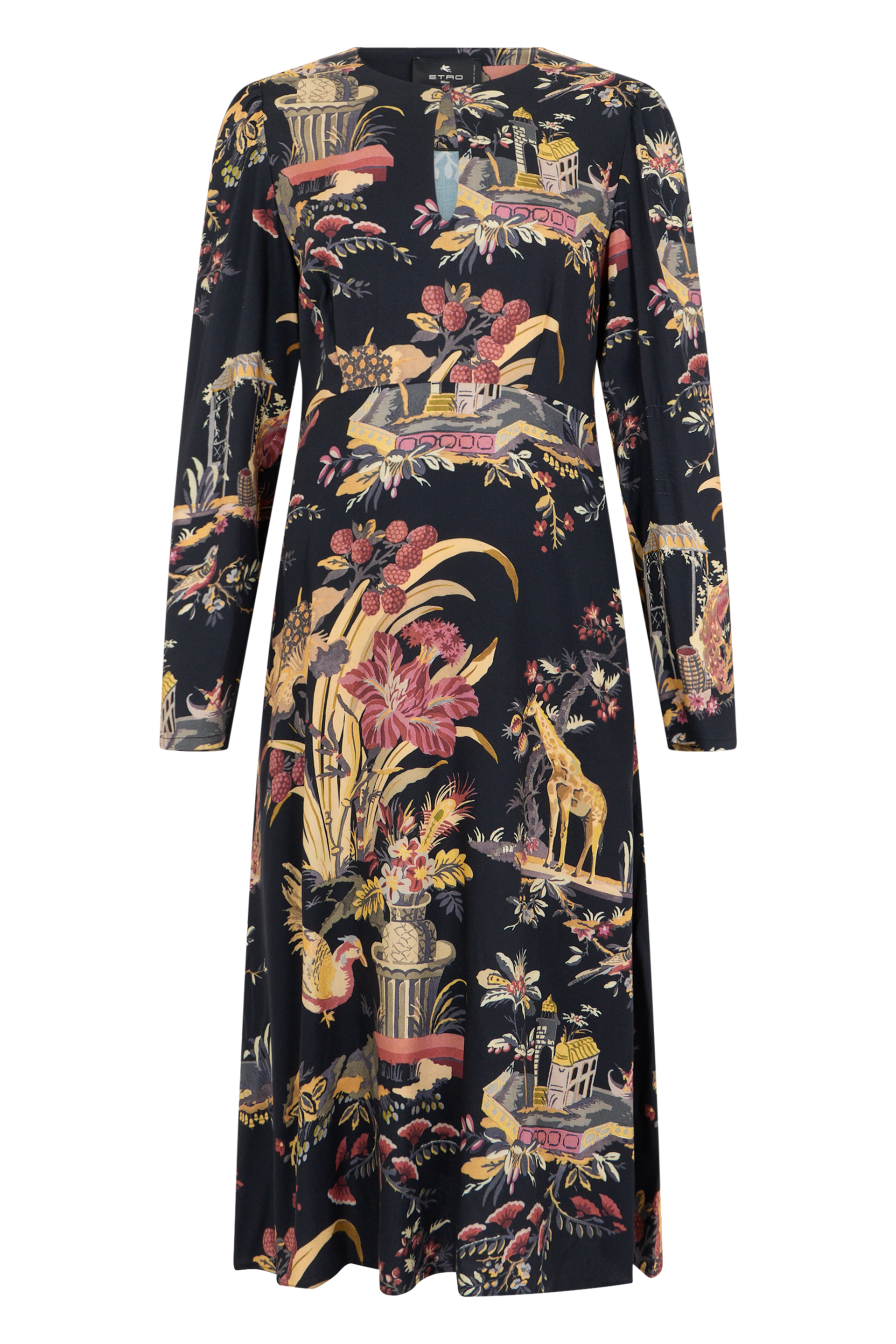 Long dress with print