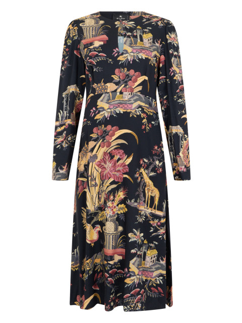 Long dress with print