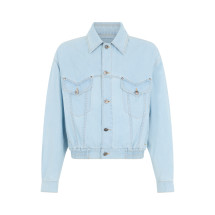 Cropped denim jacket
