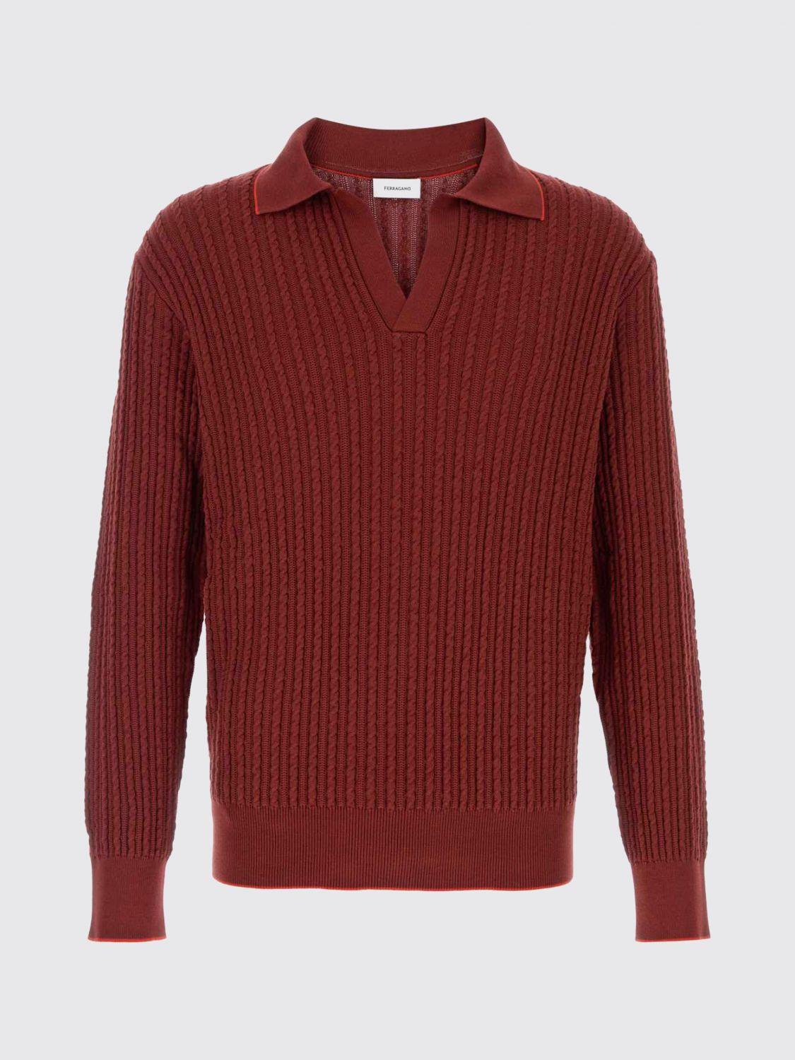 [Ferragamo] T-shirts Long Sleeve FW26 145776 795958