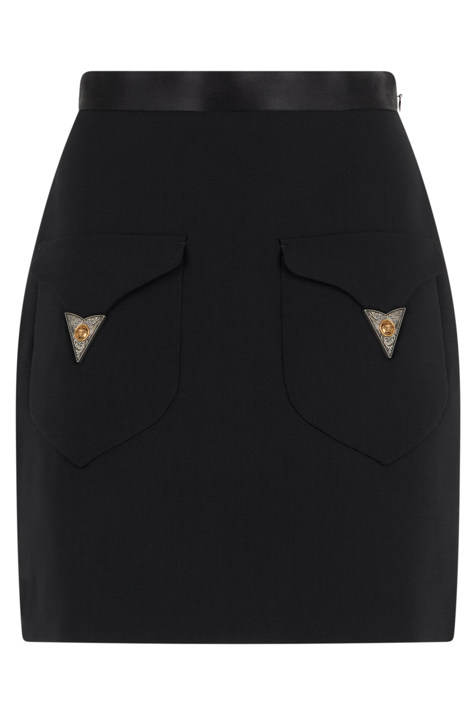 Skirt with buttons
