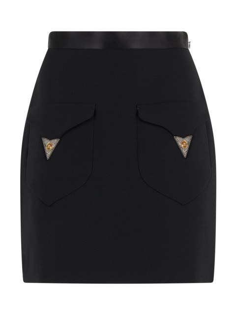 Skirt with buttons