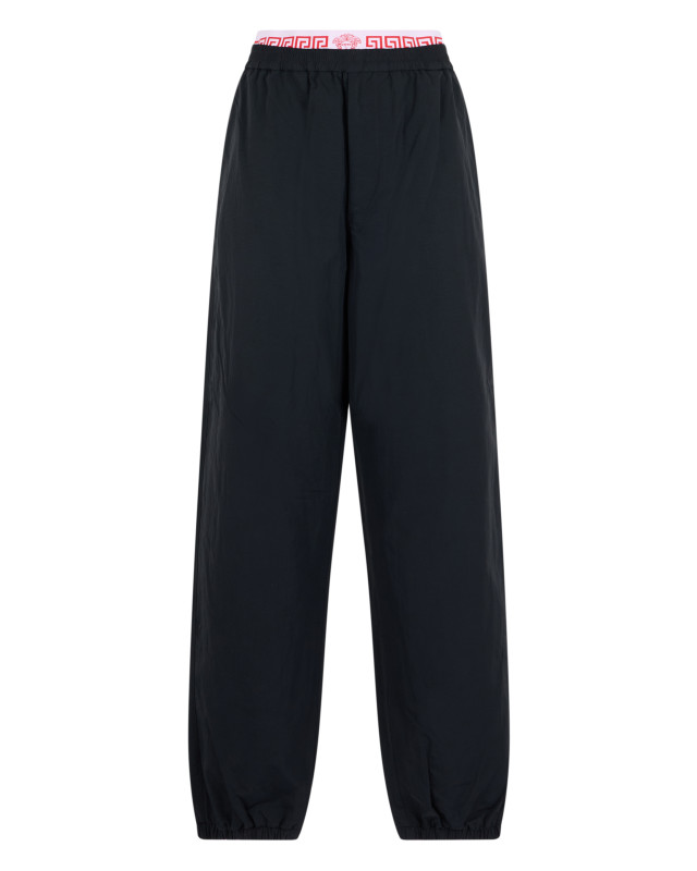 Pants with elastic waistband